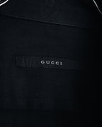 "GUCCI" 2008-2010 Herringbone wide collar dress shirt