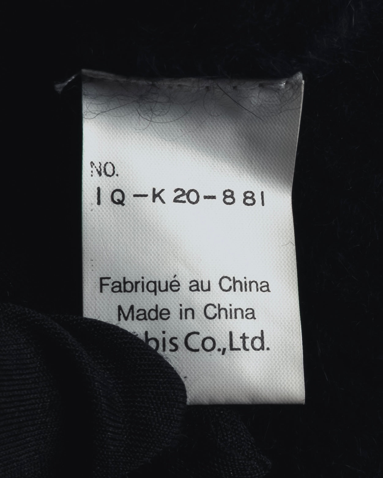 "I WISH" Angora-blend fuzzy turtleneck knit