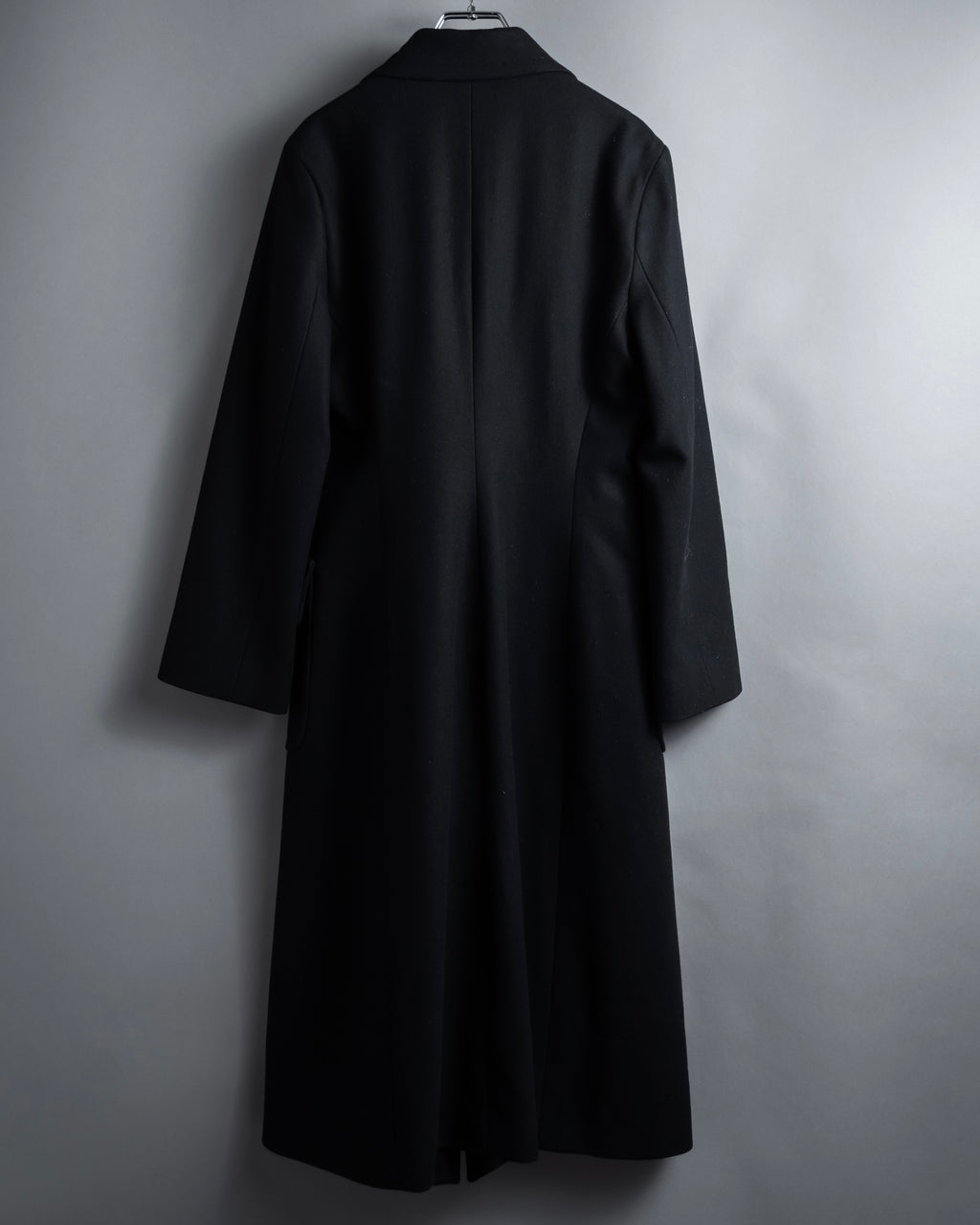 -SPECIAL- "CELINE" 1997-04's Michael Kors period minimal detail long chester coat