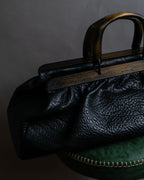 "GUCCI" Bamboo essence horizontal leather handbag