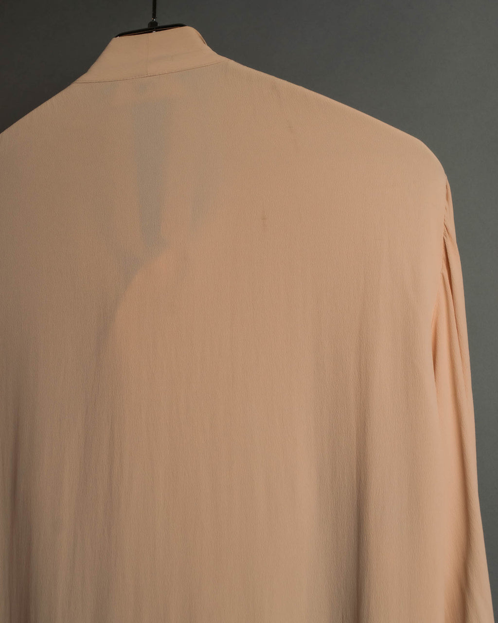 "N°21" 2020's Asymmetric bow tie acetate silk blouse