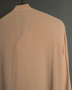 "N°21" 2020's Asymmetric bow tie acetate silk blouse