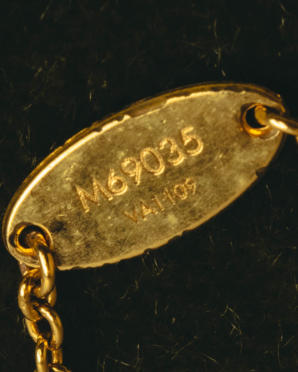"Louis Vuitton" 2010's Gold-tone chain necklace