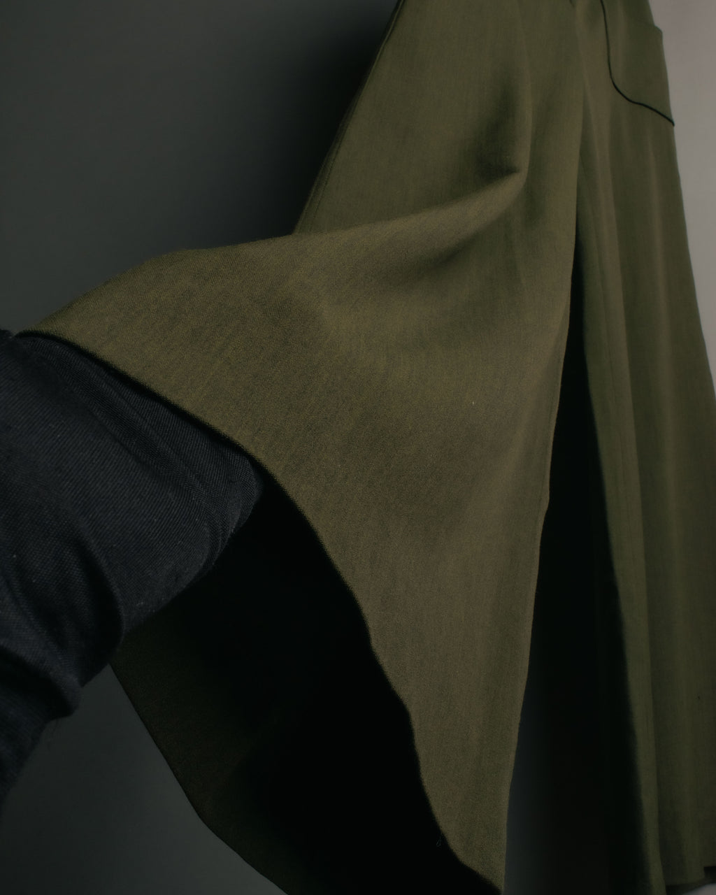 -SPECIAL- “Christian Dior” 2001 Galliano era olive wide safari trousers