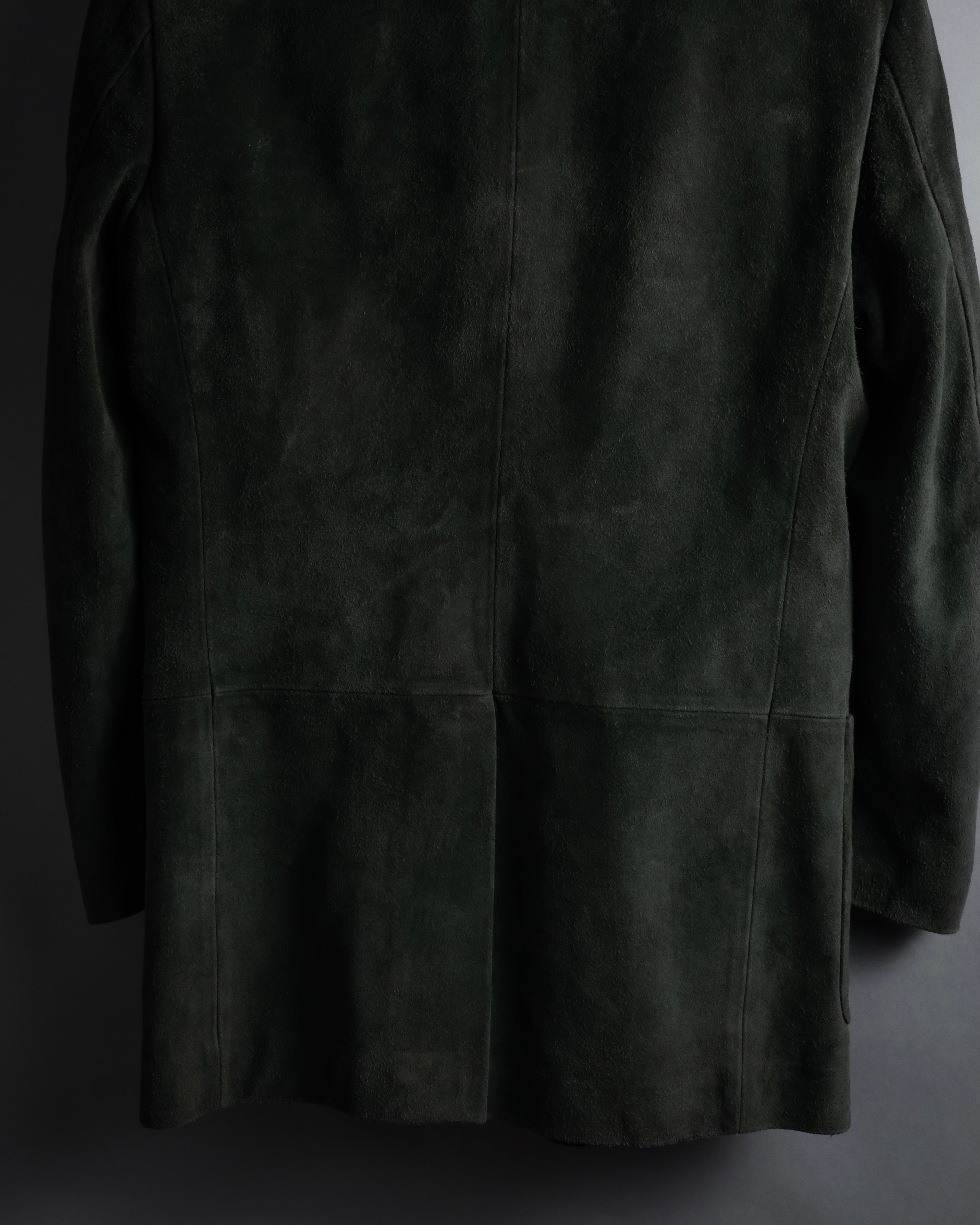 -SPECIAL- "GUCCI" 90’s Tom ford design suede tailored jacket