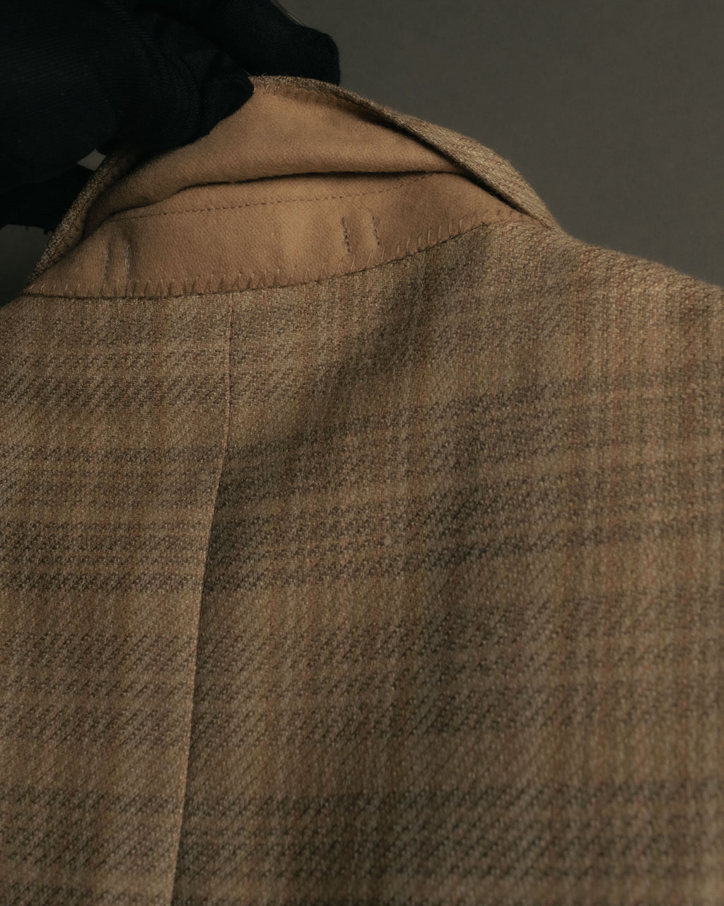 “Christian Dior MONSIEUR” 80’s-90’s Silk blend checked double breasted blazer