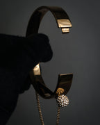 “Chloe” 2010’s crystal sphere chain bangle