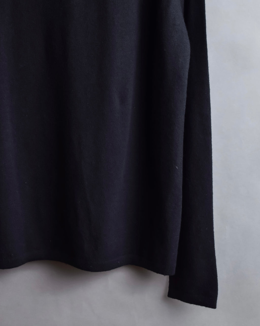 "DIOR" Edith Slimane period double high neck processing knit