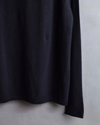 "DIOR" Edith Slimane period double high neck processing knit