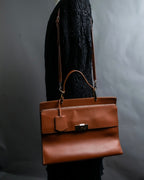 “BALENCIAGA” Le Dix 2 way hand bag