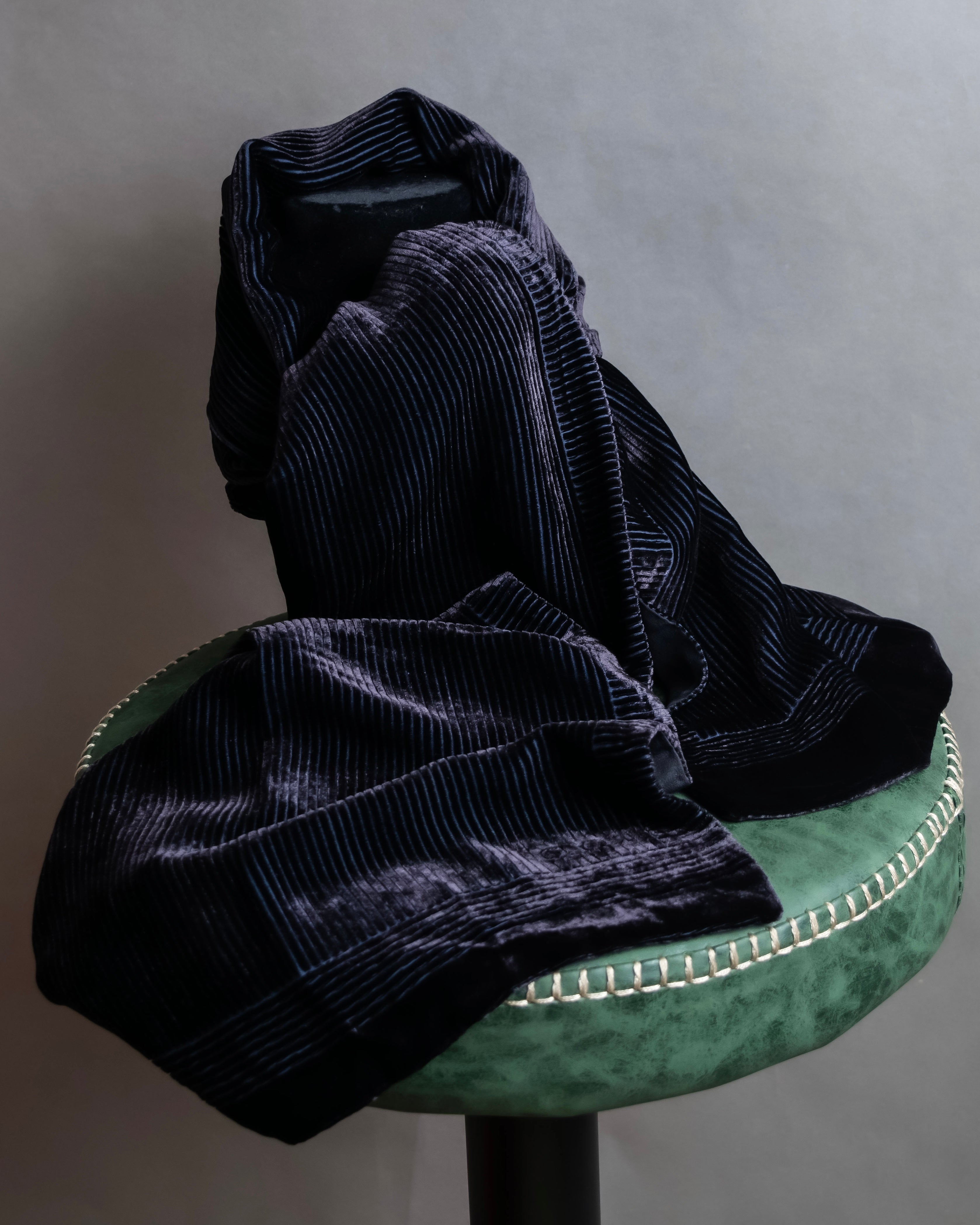 "GUCCI" Shaded pile silk blend long stole