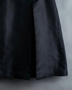 "PRADA" 100% silk pleated skirt