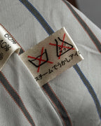 "CELINE" Piping design velour long gown coat