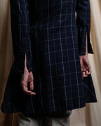 "Vivienne Westwood RED LABEL"
Windowpane print long shirt dress
