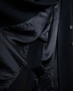 "VALENTINO" Double-breasted belted chester coat