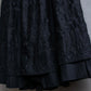 "COMME des GARCONS COMME des GARCONS" Floral embroidery layered gather flare skirt