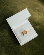 -SPECIAL- “Dior” 00’s-10’s Ribbon CD logo charm ring