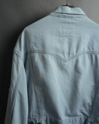-MOOD MILLÉSIMES- “Levi’s SilverTab” 2010’s-20’s silvertab cropped light wash denim jacket