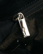 “Salvatore Ferragamo“ 00’s-10’s Gancini ring hardware leather shoulder bag