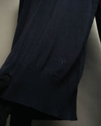 "DIOR" 2010's Minimal bee embroidered wool crewneck sweater
