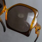 "Christian Dior" Mortal shell amber design square frame sunglasses