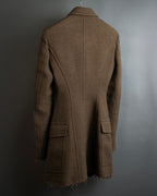 "SPORTSMAX" Carving flap design mid-length coat