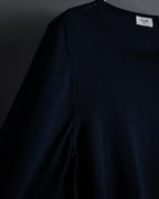 "CELINE" Hedi Slimane design compact silhouette wool knit