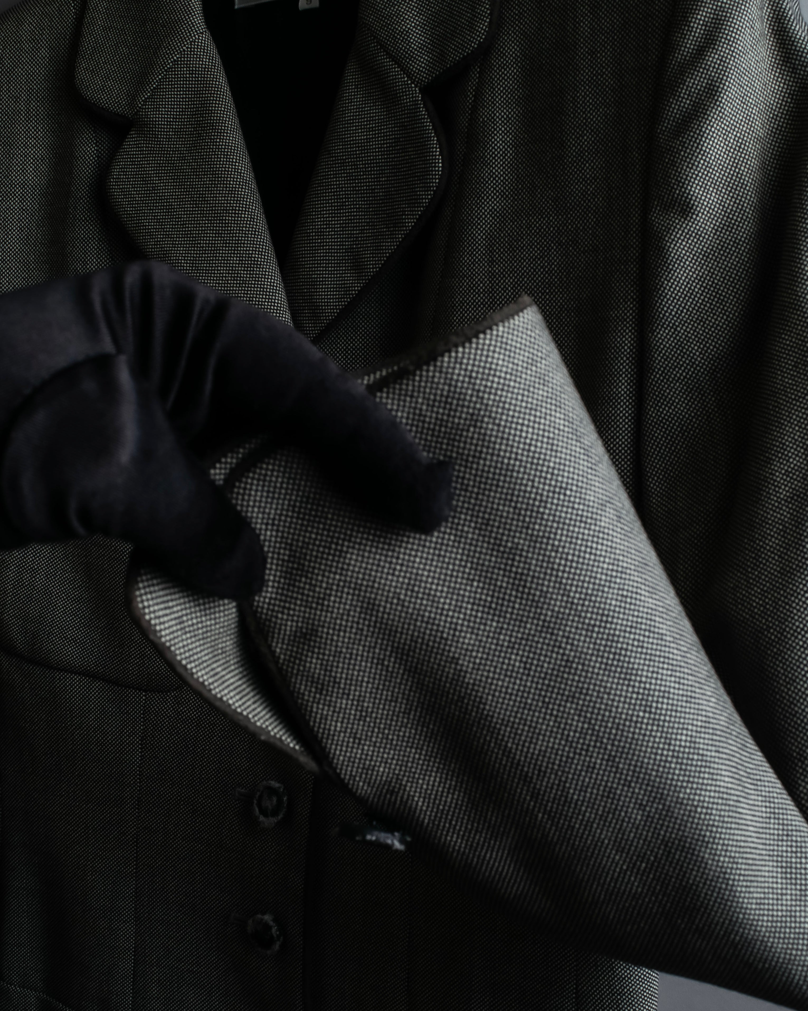 "Christian Dior" Flap pocket detail military tailored jacket