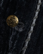 -SPECIAL- "CHANEL" 90's-00's Crushed velvet long dress