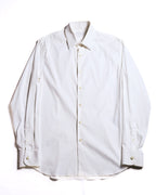 PRADA/ 2021 Thick Collar Oversized Dress Shirt White