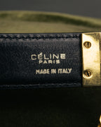 “CÉLINE” 70’s-80’s horsebit chain leather belt