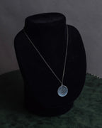 "Tiffany&Co" Olympic torch motif sterling silver necklace