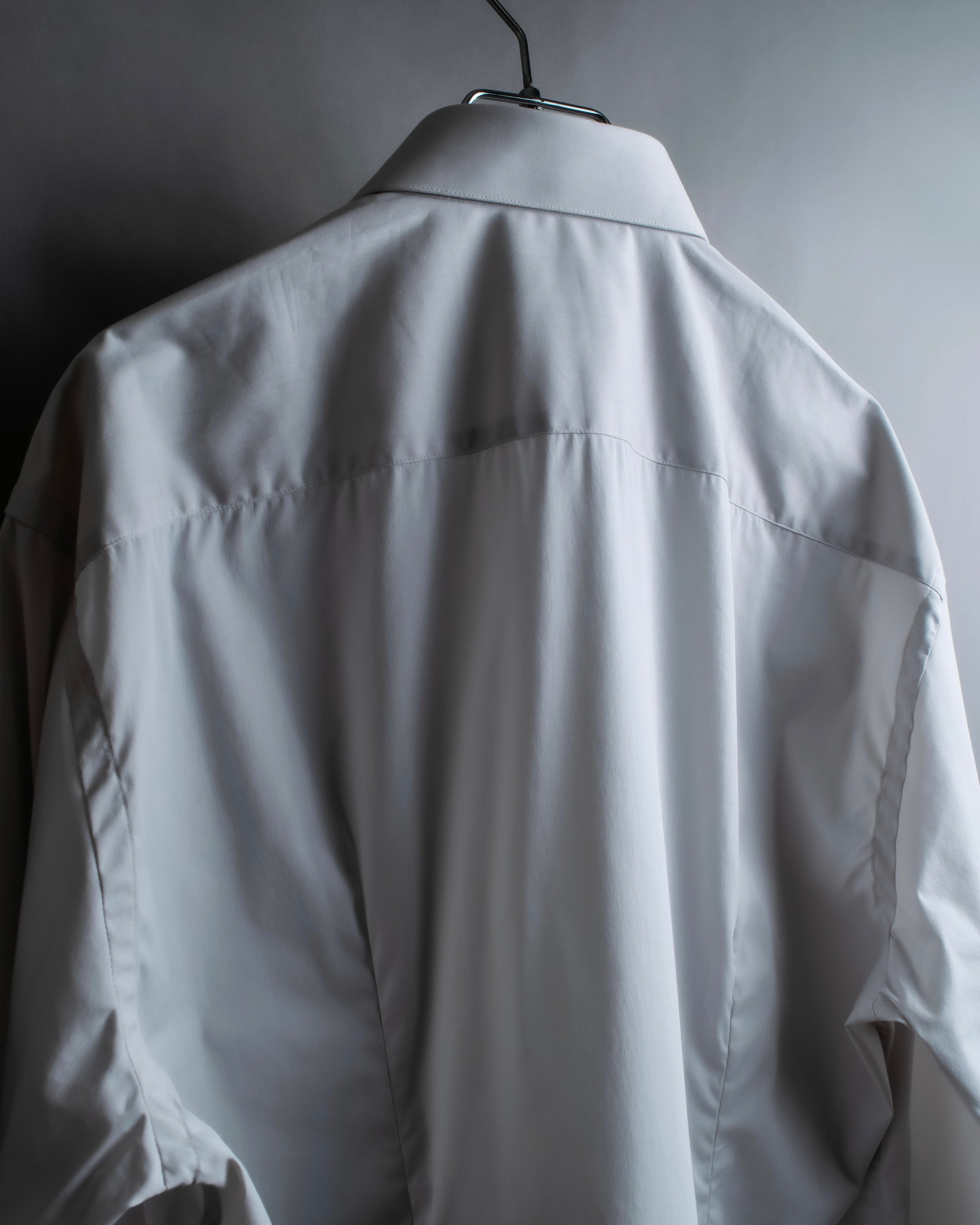 "DOLCE & GABBANA" Cuff logo engraved oversized shirt