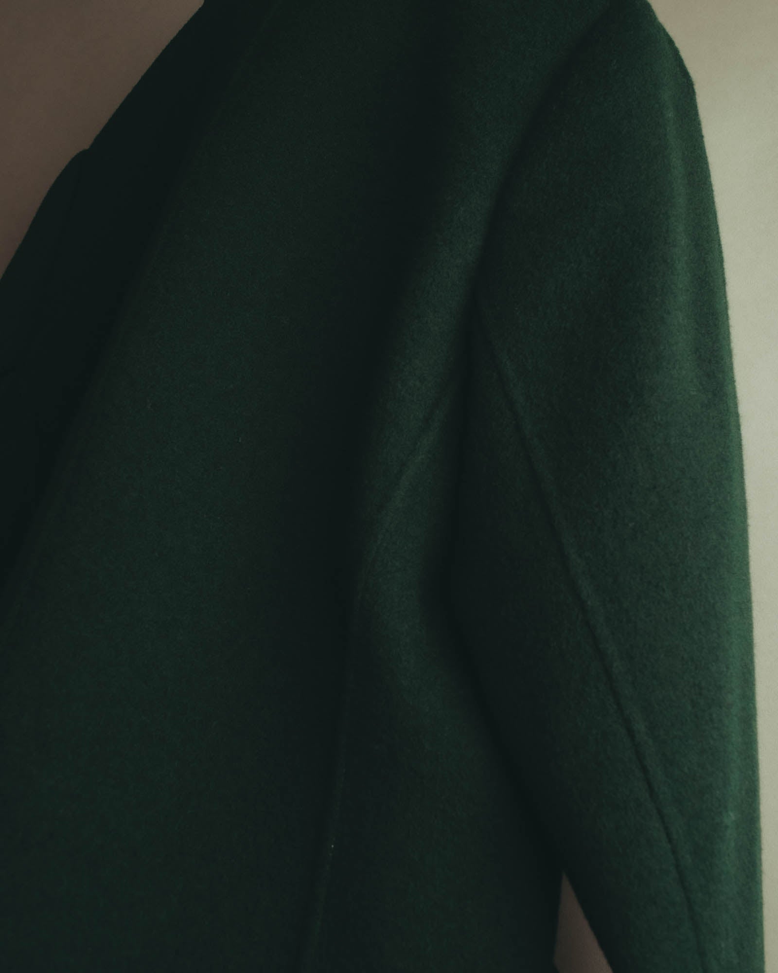 "Yves Saint Laurent" late 80's-early 90's Structured wool mohair double breasted coat