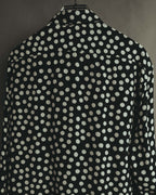 -SPECIAL- "Saint Laurent" 2019-2020 Polka dot silk long sleeve shirt