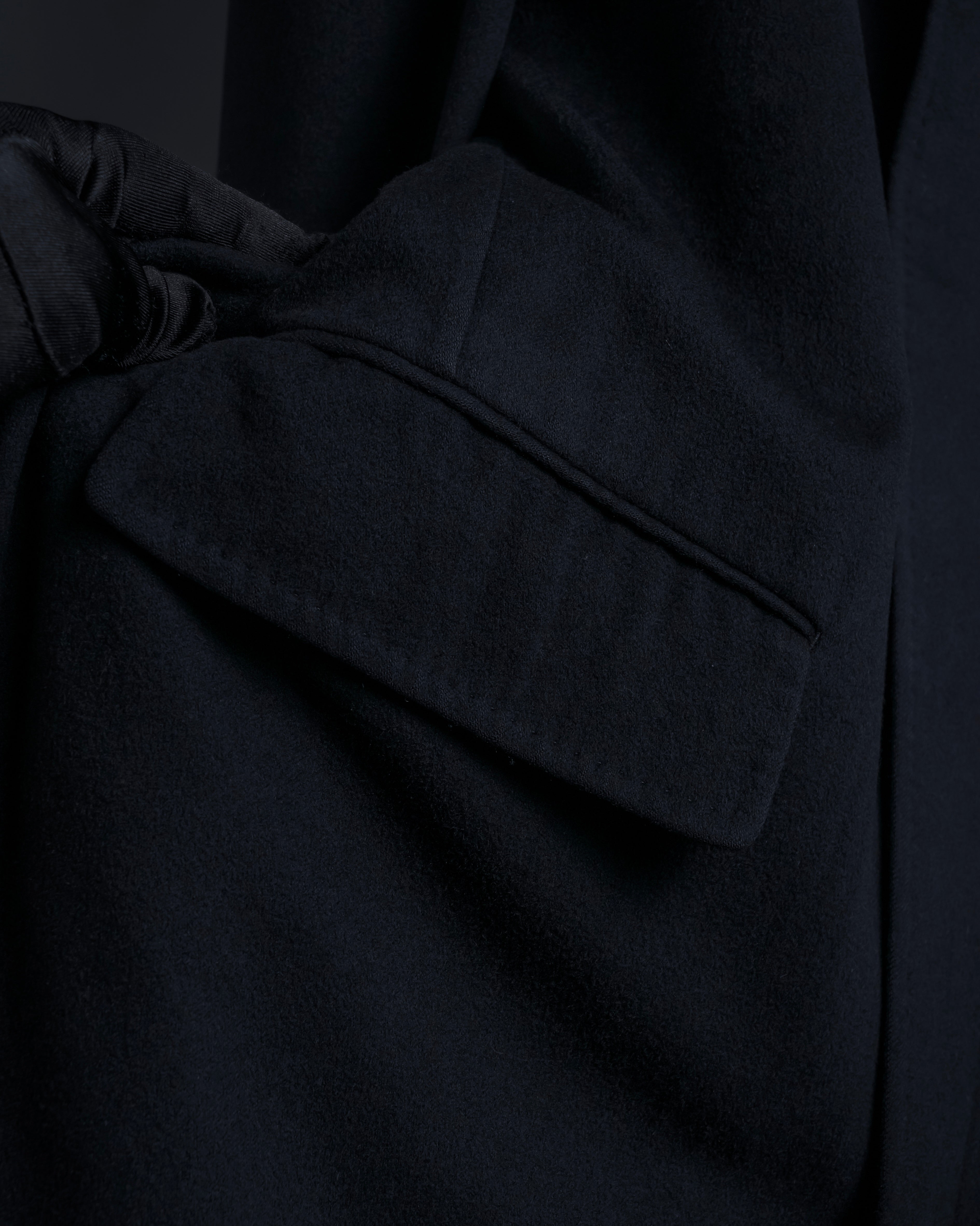 "Ermenegildo Zegna" Drapey finish 100% cashmere cloth chester coat