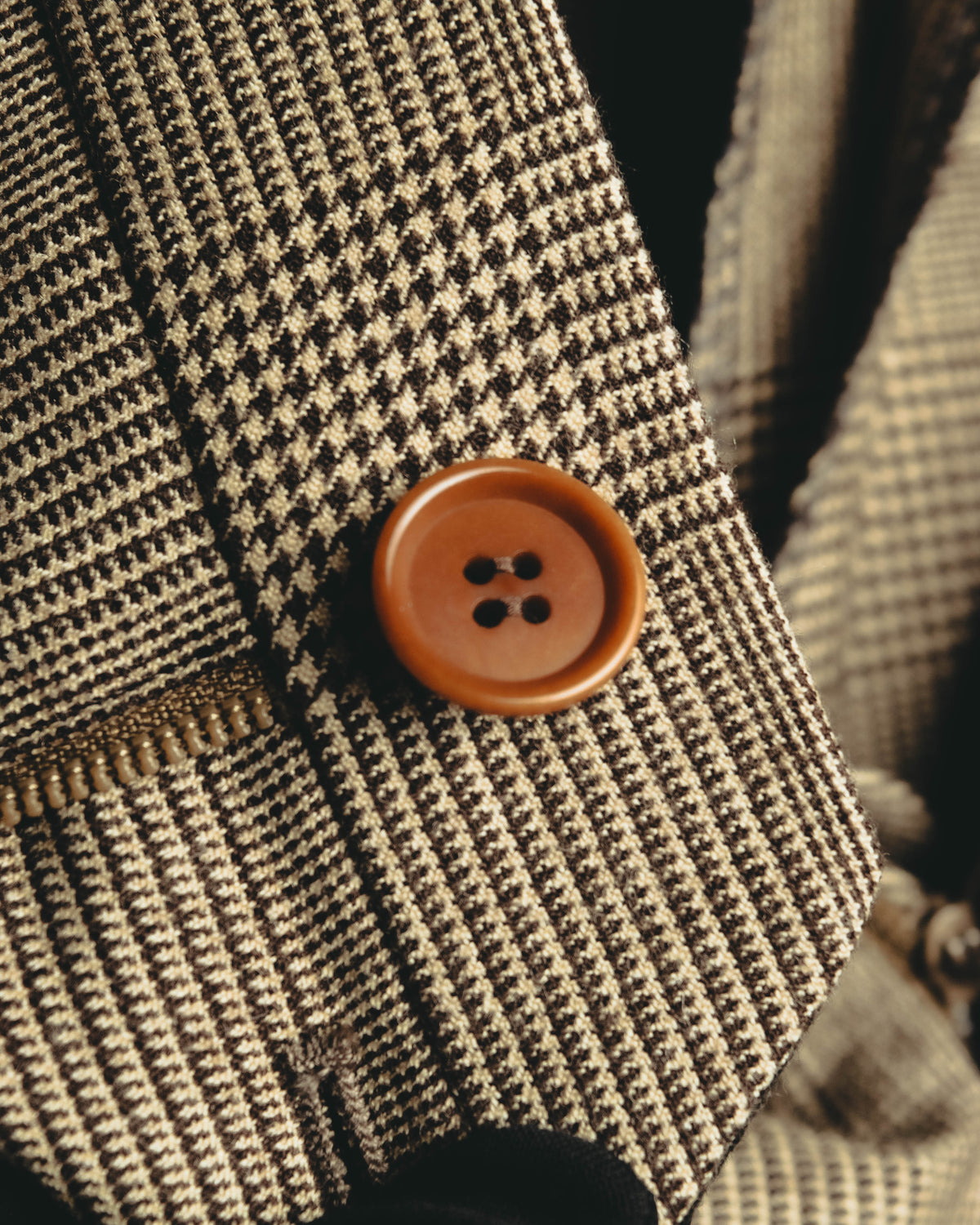 "ARMANI COLLEZIONI" 00's Cashmere blend glen check two piece suit