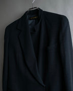 "DKNY" Asymmetrical design woven tailored jacket