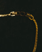 "Christian Dior" 80's-90's Gold tone rhinestone necklace