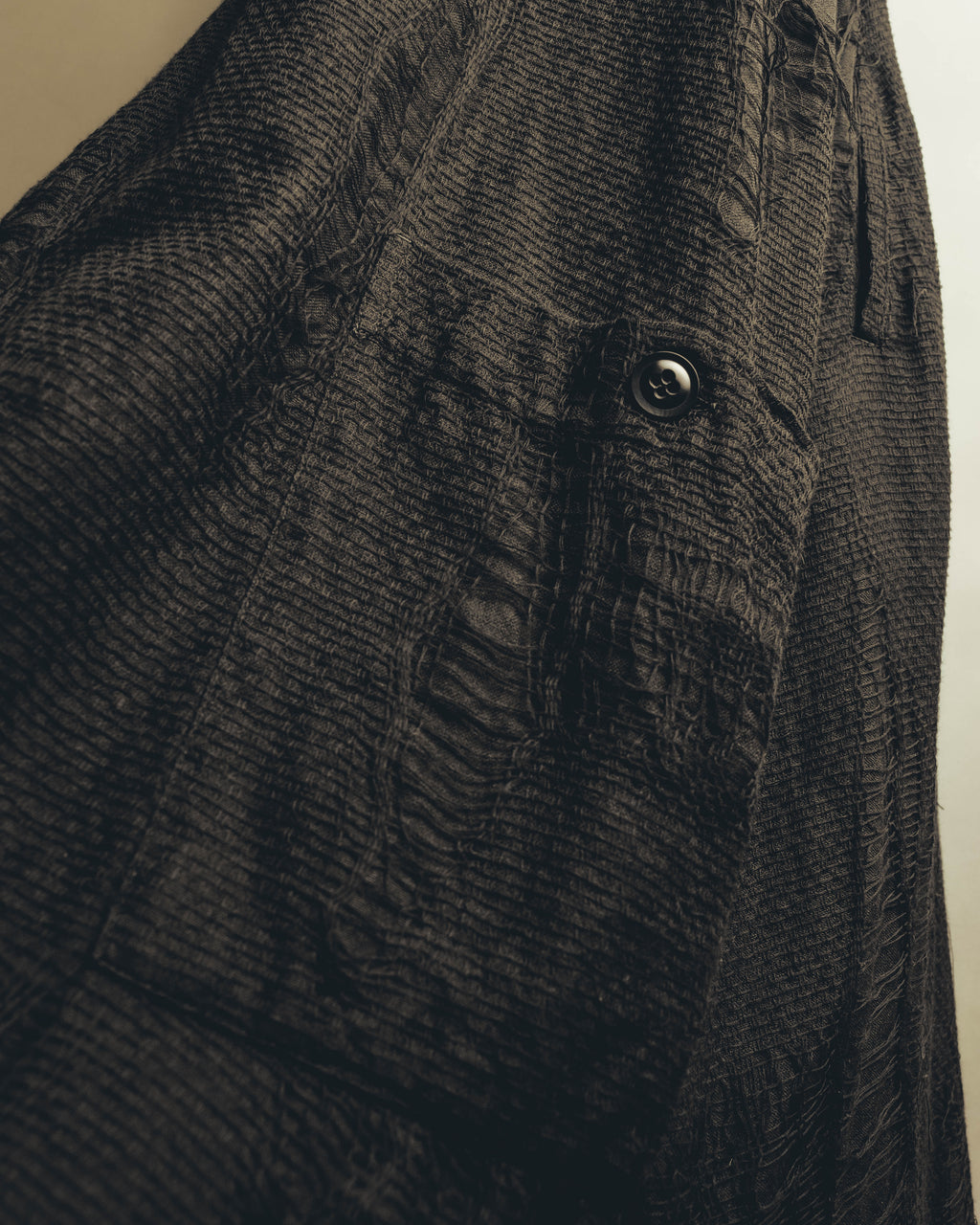-SPECIAL- "Y's" 21SS Textured sleeveless long vest