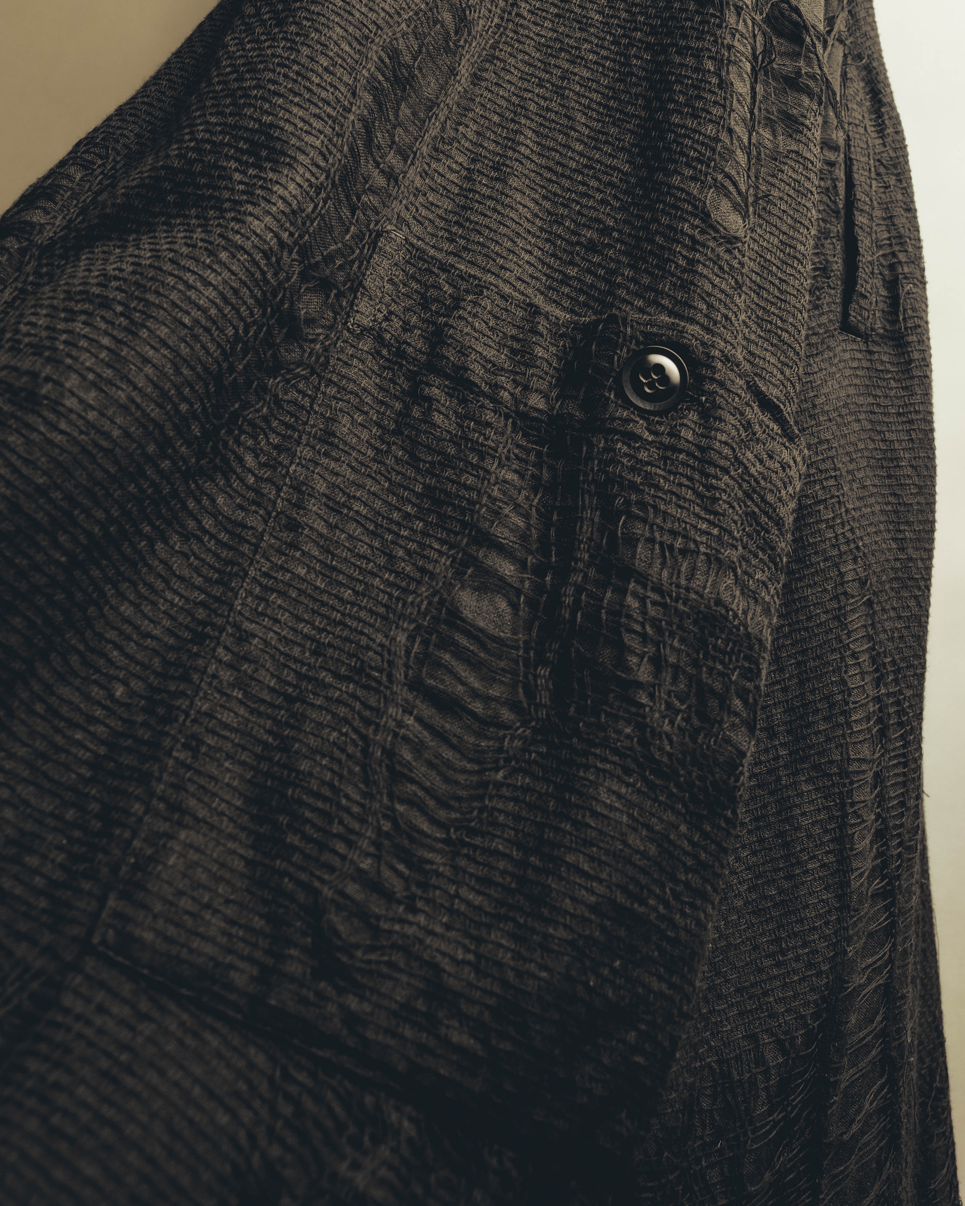 -SPECIAL- "Y's" 21SS Textured sleeveless long vest