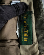 Vintage khaki green wide slacks