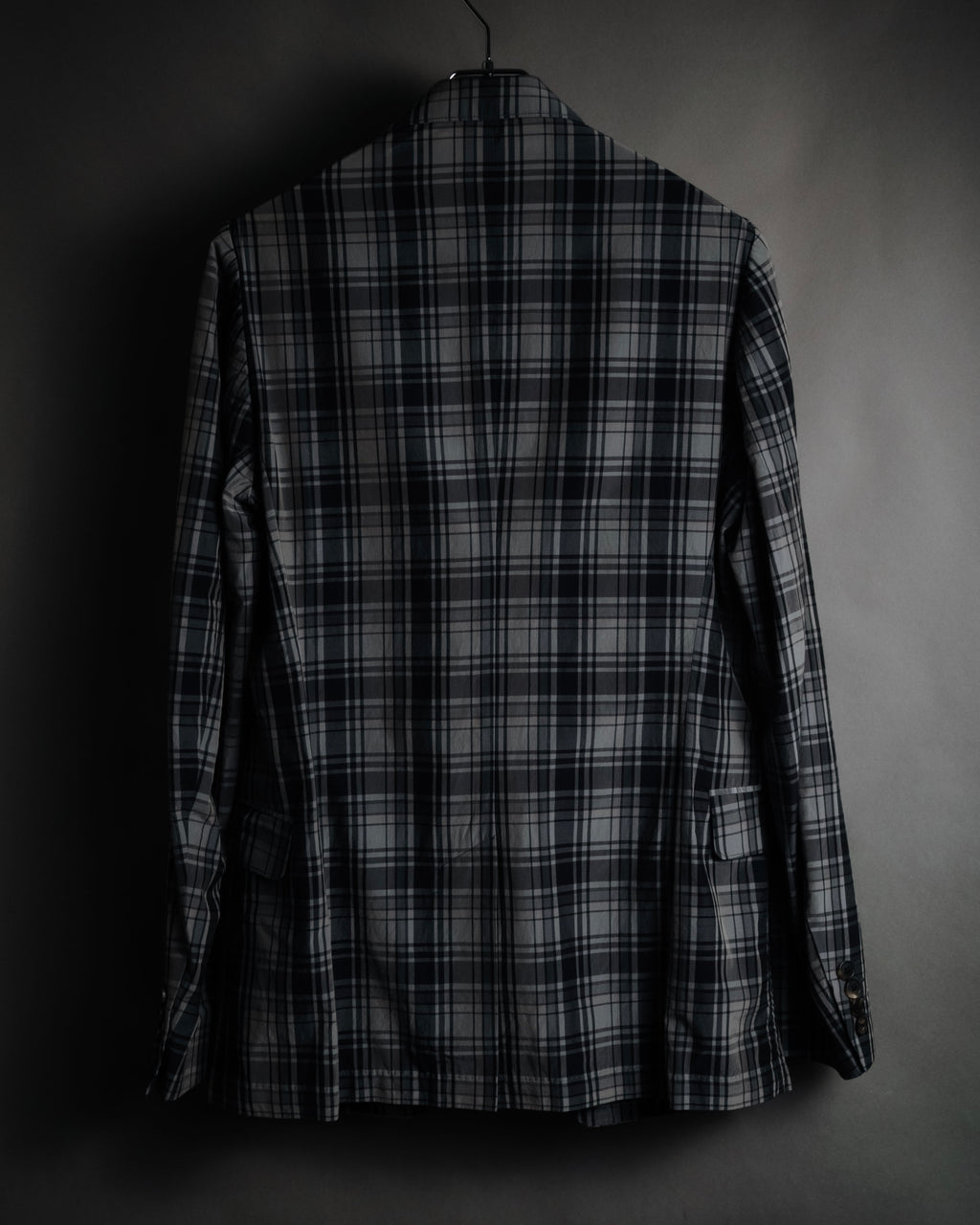 "DRIES VAN NOTEN" 2012-2018 lightweight madras check tailored jacket