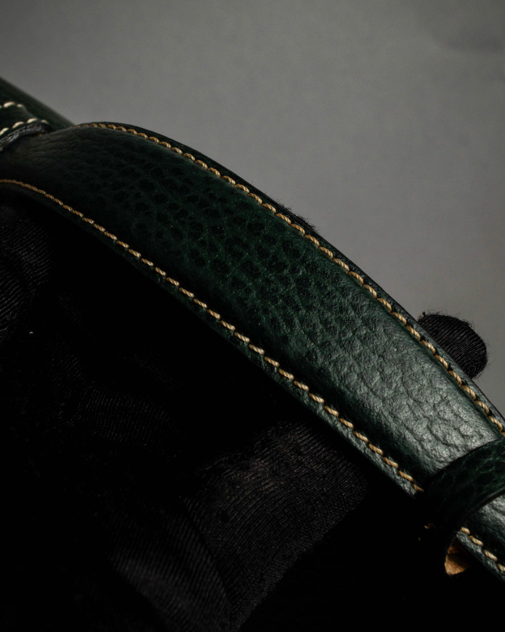 "E. MARINELLA Sottobraccio" Slide closure design 2way leather bag