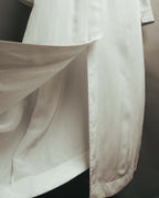 “JIL SANDER” Late 10’s-early 20’s Half-buttoned long shirt dress