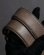 "BALENCIAGA" Three-way chain leather shoulder bag