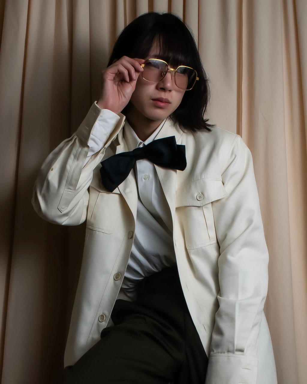 "CHANEL" 2001 Cruise Collection ribbon brooch