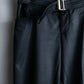 "GUCCI" Belted design wool blend sarouel slacks