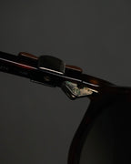 “Salvatore Ferragamo” 2010’s Havana acetate oversized sunglasses
