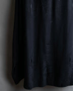 "Saint Laurent" Jacquard pattern silk satin shirt